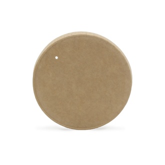 Deckel flach geschlossen Pappe PLA-beschichtet mit Dampfloch für Dressingbecher Ø62m