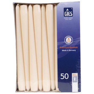 Spitzkerzen 24,5cm Ø23mm champagner/ivory