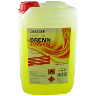Brennpaste dickflüssig - 2,4kg Kanister - UN-1170/3/II/4G