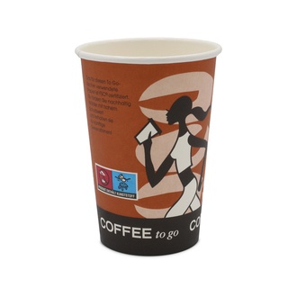 US-Coffee-Cups 10oz/250ml (Ø80mm) FSC "Coffee Grabbers"
