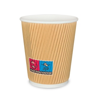 Ripple-Cups 8oz/200ml (Ø80mm) braun