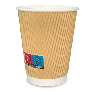 Ripple-Cup 12oz/300ml (Ø90mm) braun