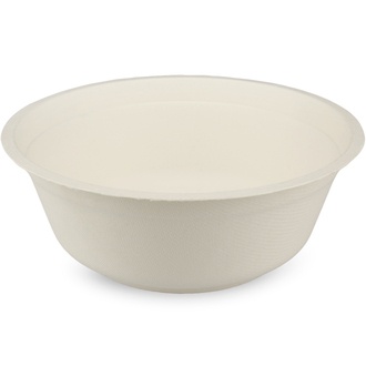 Bagasse-Schalen rund 750ml Ø17,5cm Höhe: 6,7cm eco-friendly Suppenterrine