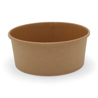 Salatschalen Ø150mm Karton Kraft braun 750ml Höhe 60mm Just Paper