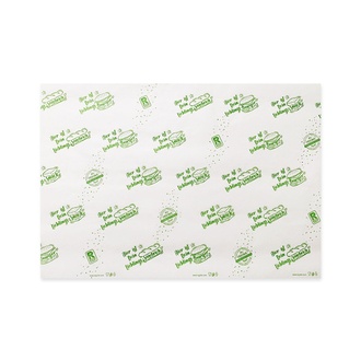 Hamburger-Papier eco-friendly 25x37cm grün, kompostierbar 