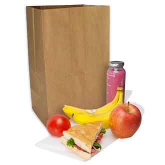 Blockbodenbeutel 18+14x30cm Kraftpapier 70g/m² braun
