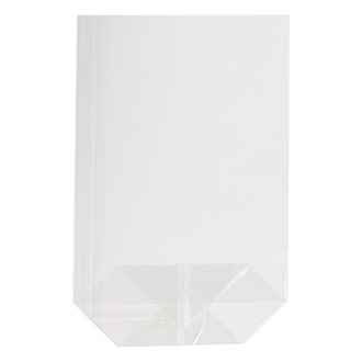 OPP-Kreuzbodenbeutel 180x300mm glasklar