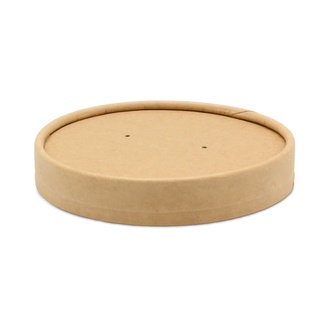 Deckel Karton+PLA für Soup2Go 450ml braun Ø98mm