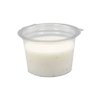 Dressingbecher mit anhängendem Deckel PET 100ml Ø70mm Höhe 47mm transparent
