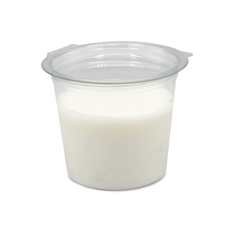 Dressingbecher mit anhängendem Deckel PET 125ml Ø70mm Höhe 59mm transparent