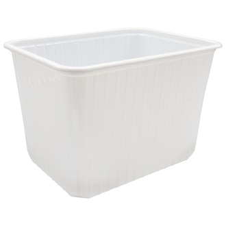 Mehrweg-Kunststoffschale PP 2000ml 180x133x143mm weiß