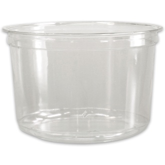 Deli Container rPET 16oz/400ml Ø117mm H75mm klar