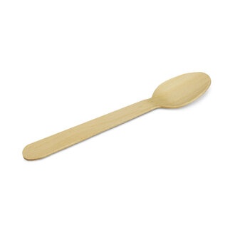 Dessert-/ Kaffeelöffel Holz 14cm 