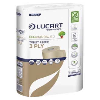 Toilettenpapier 3-lagig 150 Blatt "Standard" eco natur