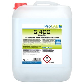 Klarspüler G-400 für Geschirrspülmaschinen 10 Liter Kanister