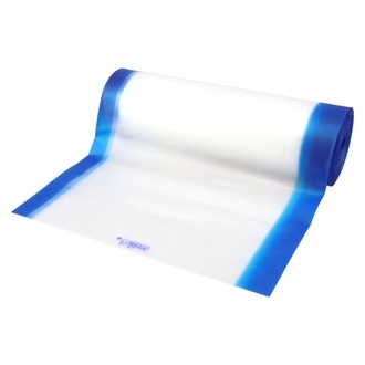 Spritzbeutel Einweg 90cm 80my Rolle blau/weiß