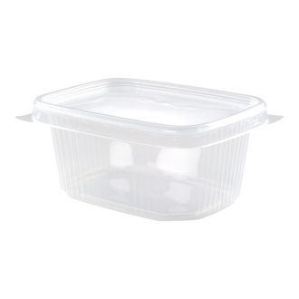 Verpackungsbecher mit Deckel PP 250ml 108x82x54mm klar 