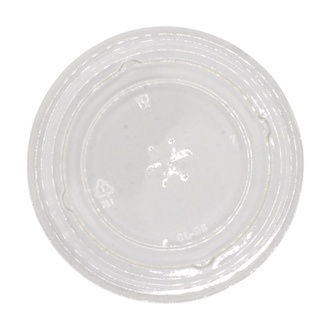 Deckel flach mit Kreuzschlitz rPET glasklar für US-Clear-Cup Ø95mm