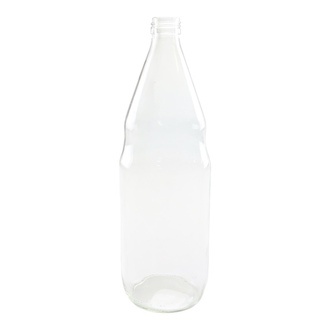 Getränkeflaschen Glas 1000ml klar rund Ø87,6mm Campus