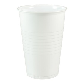 Automatenbecher PS 200ml (Ø70,3mm) quer-geriffelt weiß