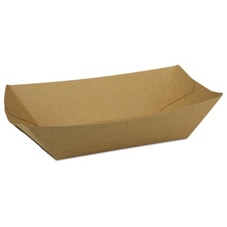 Foodtray Größe "XL" oben: 214x150mm - Boden: 131x88x55mm Karton braun