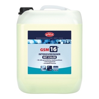 Geschirrspülmittel GSM16 Premium mit Chlor DIN51 10 Liter Kanister - UN-1814/8/II/3H2