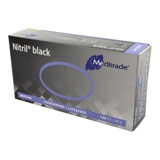 Nitril-Handschuhe M ungepudert schwarz