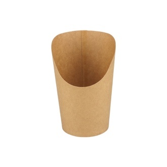 Wrap-Cup PE-beschichtet Ø80/60mm x H73/120mm braun