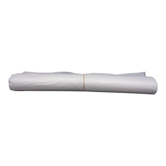 Mülleimerbeutel HDPE 320+310x850mm T10 60l "SEITENFALTE" Rolle weiß
