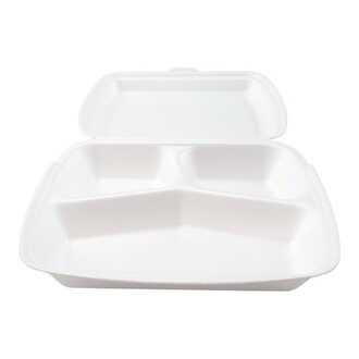MENÜ-BOX HP4/3 XPS 241x207x69mm unlaminiert weiß