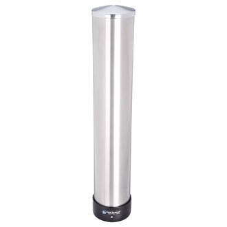 Becherspender Edelstahl für US-Coffee-Cups (12-24oz) für Wandmontage