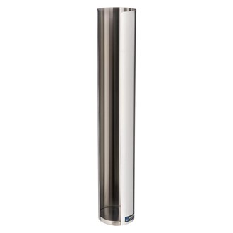 Deckelspender Edelstahl für US-Coffee-Cups (12-24oz) für Wandmontage 
