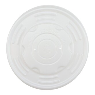 Deckel CPLA transparent für Suppenbehälter 300ml / Ø114mm