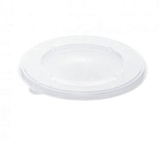 Deckel RPET für "BePulp"Schalen 1000ml klar Ø22cm Höhe :1cm