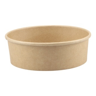 Salatschalen Ø149mm Karton Kraft braun 500ml