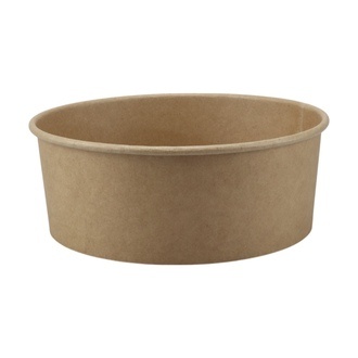 Salatschalen Ø184mm Karton Kraft braun 1300ml Höhe 69mm
