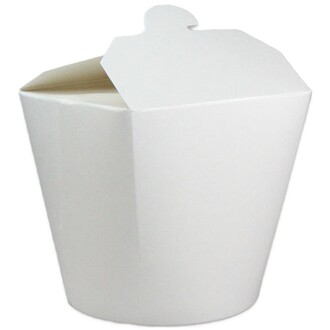 Asia-Food-Box ohne Henkel 26oz/750ml rund weiß