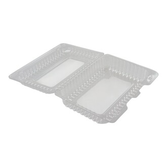 Klappschale PET 203x149x53mm klar