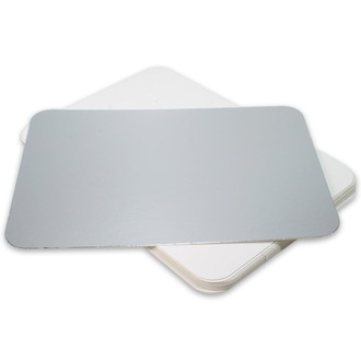 Kartondeckel alukaschiert 195x103mm für Aluminium-Behälter R13L