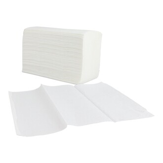 Falthandtücher Prestige Interfold 2-lagig 20,6x24cm hochweiß