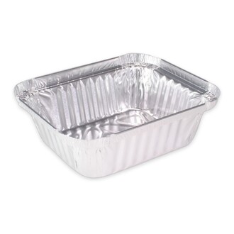 Aluminium-Behälter 900ml eckig 187x137x55mm - R844L