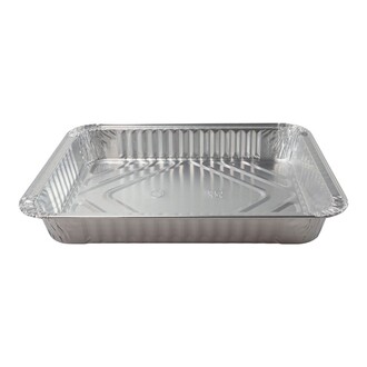 Aluminium-Menüschalen ungeteilt 227x177x30mm Ecoline