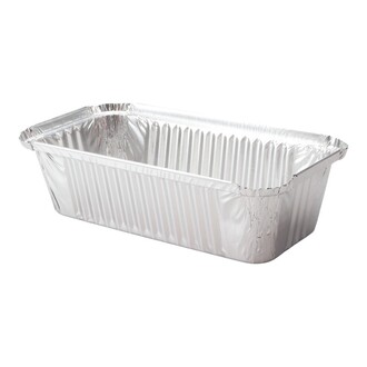 Aluminium-Behälter 670ml eckig 202x109x49mm - R13L