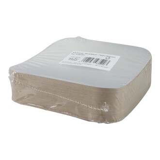 Kartondeckel alukaschiert 152x152mm für Aluminium-Behälter R25L 