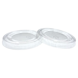 Deckel PET klar für Verpackungsbecher Ø62mm 