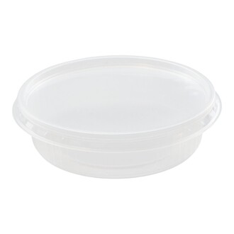 Verpackungsbecher PP mit Deckel 125ml Ø101mm klar