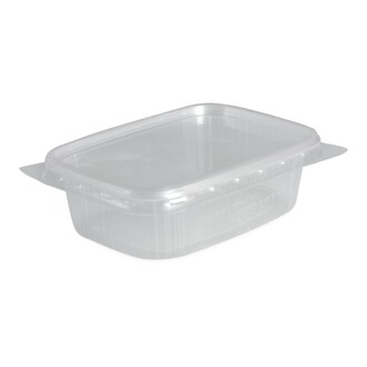 Verpackungsbecher mit Deckel PP 125ml 108x82x32mm klar