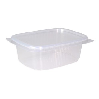 Verpackungsbecher mit Deckel PP 200ml 108x82x45mm klar