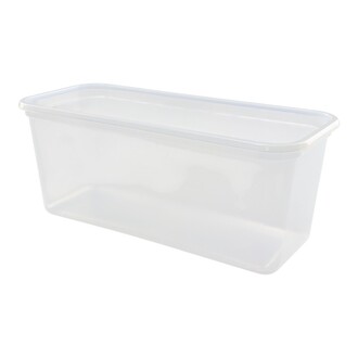 Kunststoffschalen PS 1000ml 206x90x83mm klar