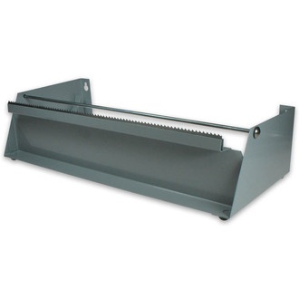 Einzelrollenspender pulverbeschichtetes Stahlblech grau für Folie 30cm breit